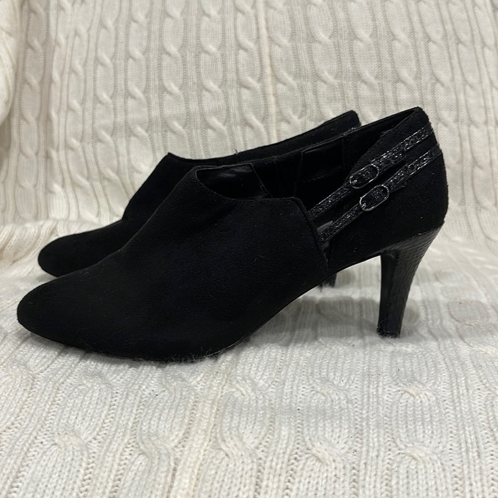 Black Impo Suede like Shoes